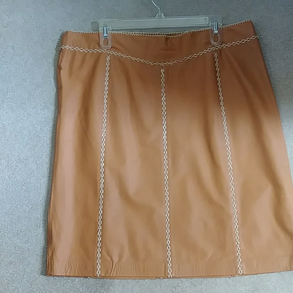 Leather skirt